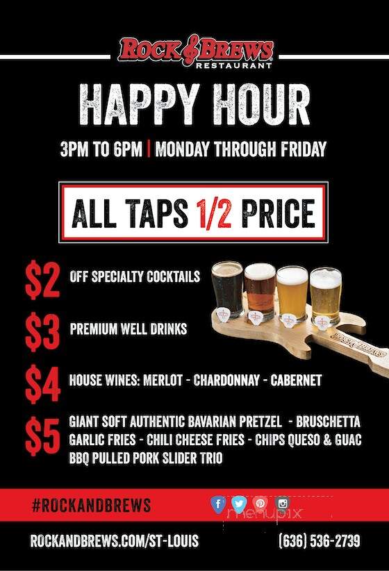 Rock & Brews - Chesterfield, MO menu_pic