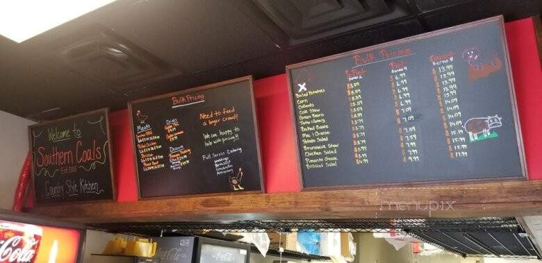 Southern Coals - Fayetteville, NC menu_pic