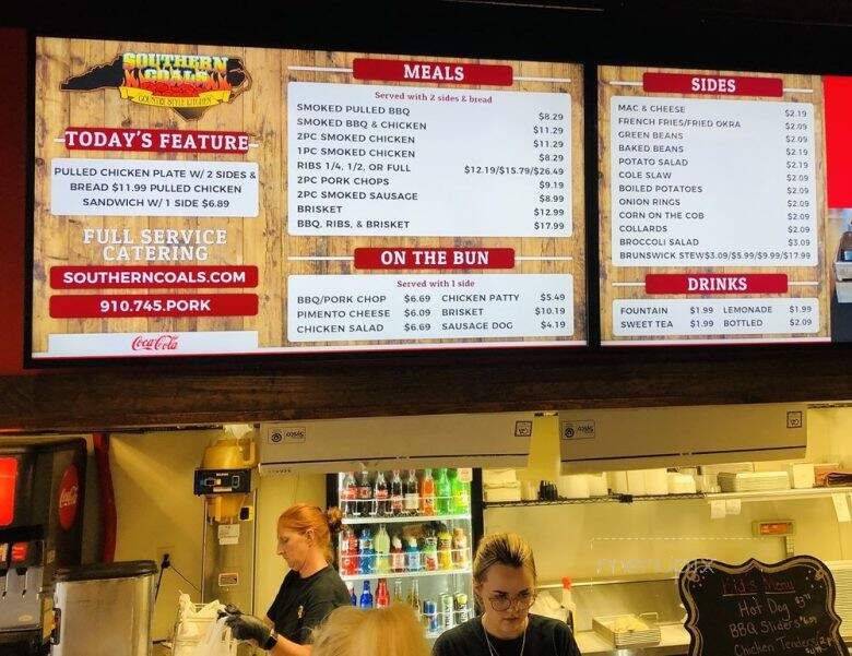 Southern Coals - Fayetteville, NC menu_pic