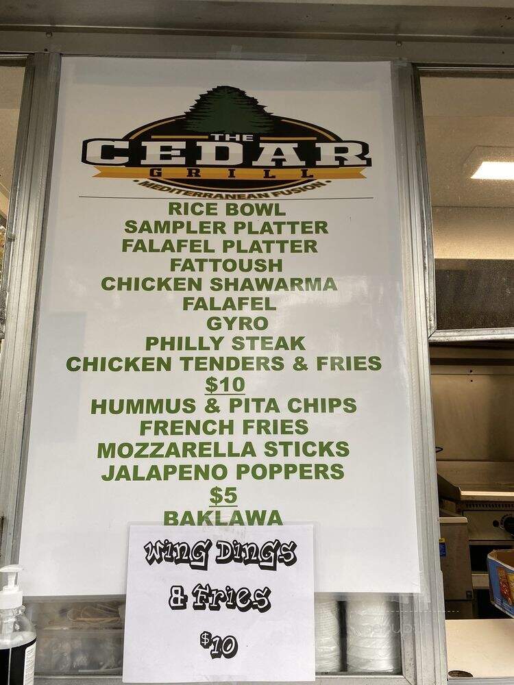 The Cedar Grill - Cleveland, OH menu_pic