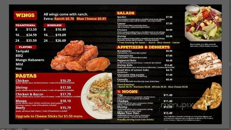 Moxee Pizza - Moxee, WA menu_pic