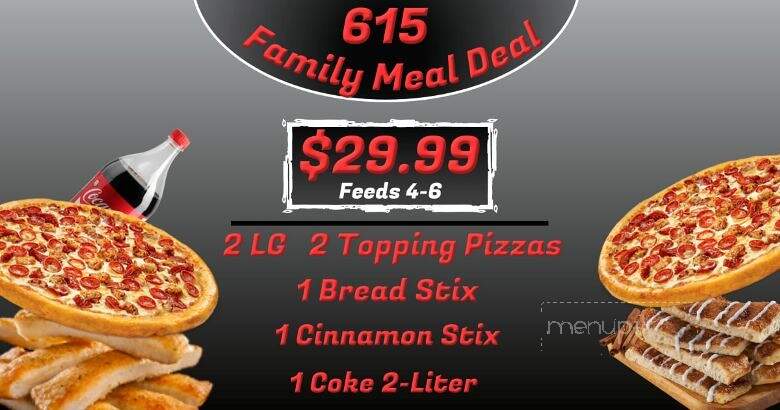 615 Pizza - Lebanon, TN menu_pic