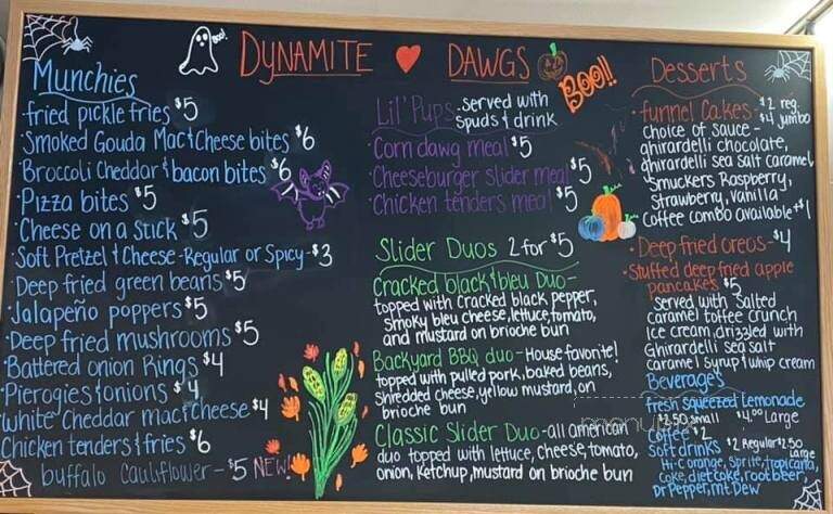 Dynamite Dawgs - Mentor, OH menu_pic