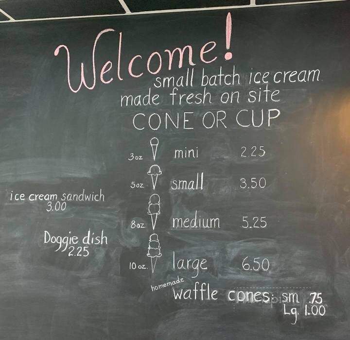 Adaline Ice Cream - Oneonta, NY menu_pic