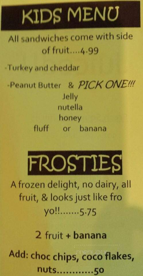 Juicebox - Ocean View, DE menu_pic
