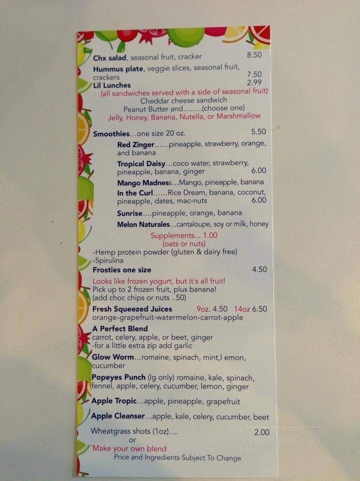 Juicebox - Ocean View, DE menu_pic