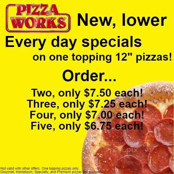 Pizza Works - Hubbard, OH menu_pic