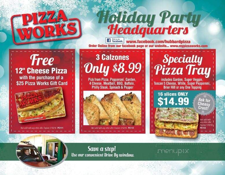 Pizza Works - Hubbard, OH menu_pic