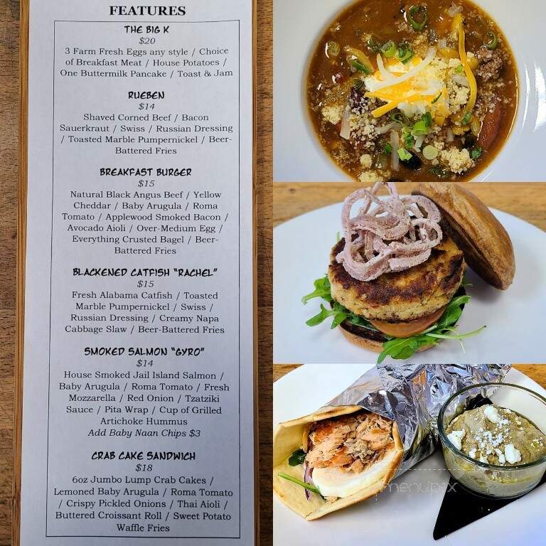 Kitchen On Main - Ligonier, PA menu_pic