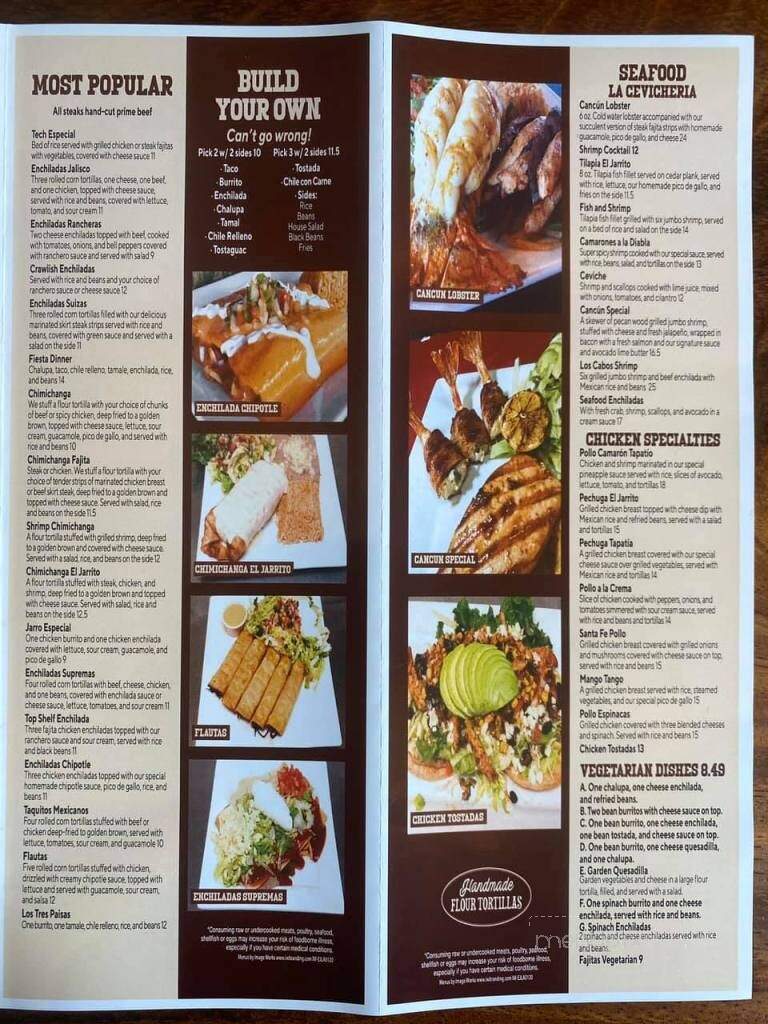 El Jarrito Mexican Grill - Ruston, LA menu_pic