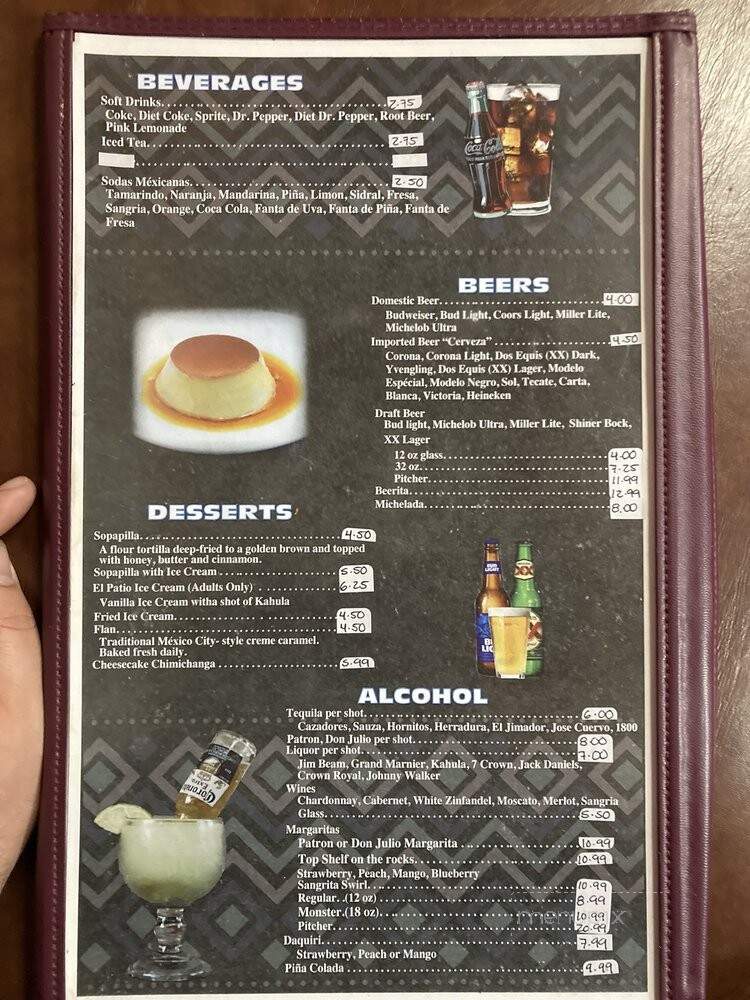 El Patio - New Roads, LA menu_pic