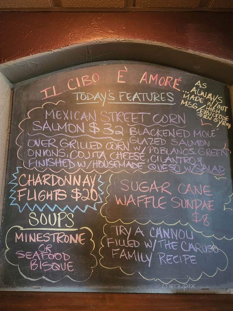Caruso's - Angola, IN menu_pic
