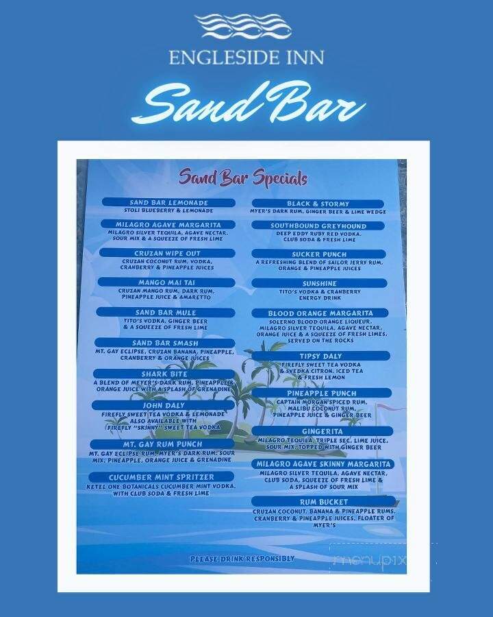 Engleside Inn - Beach Haven, NJ menu_pic
