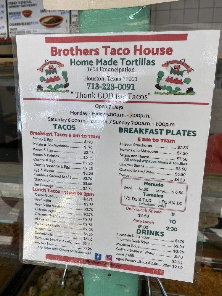 Brothers Taco House - Houston, TX
