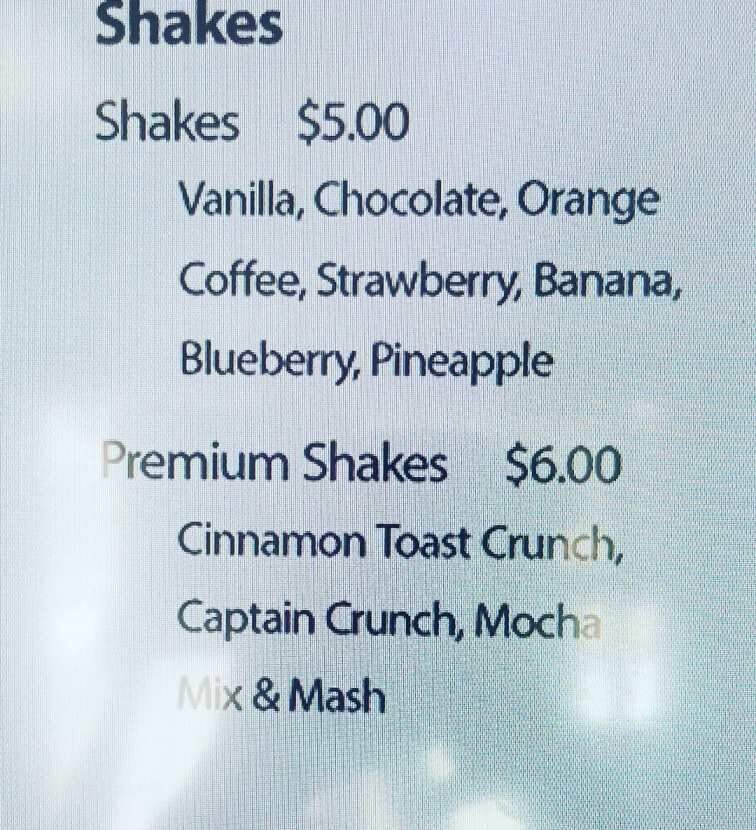 The Burger Place - Winnipeg, MB menu_pic