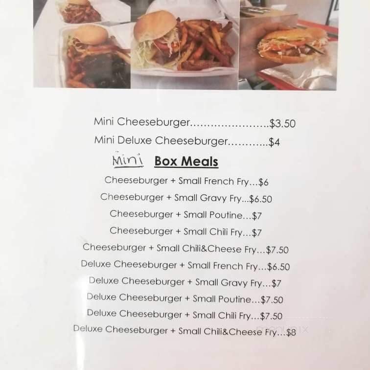 The Burger Place - Winnipeg, MB menu_pic