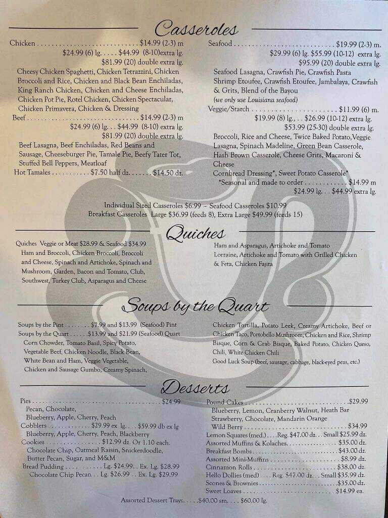 Coffee Bean - Monroe, LA menu_pic