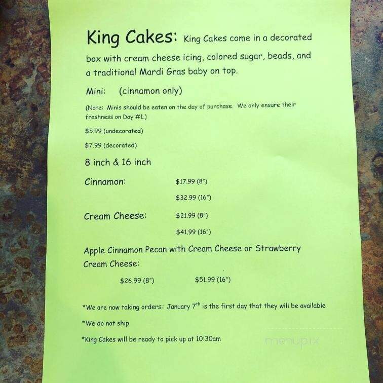 Coffee Bean - Monroe, LA menu_pic