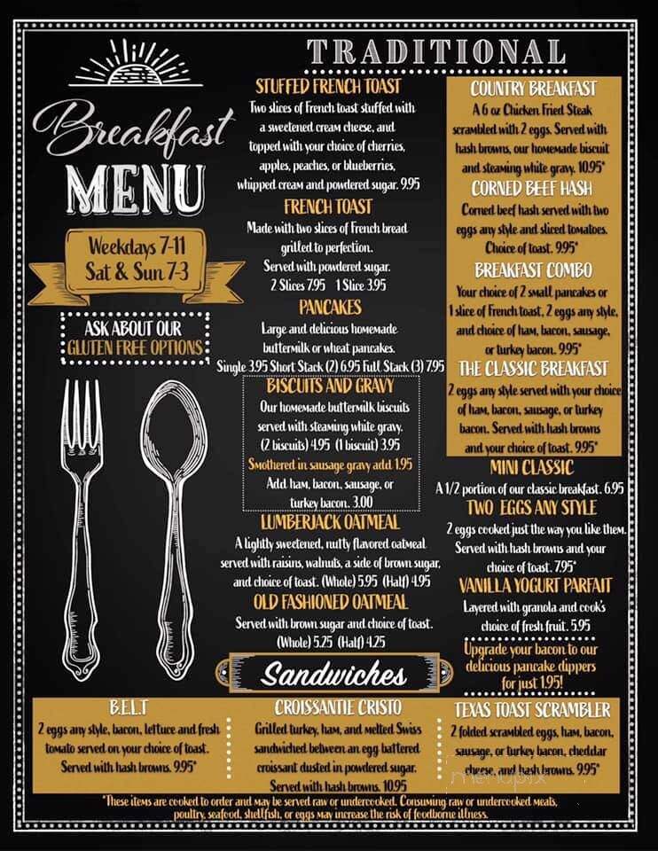 Adobe Springs Cafe - Silver City, NM menu_pic