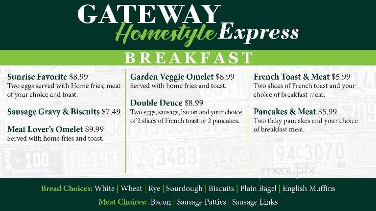 Gateway Restaurant & Travel - Breezewood, PA menu_pic