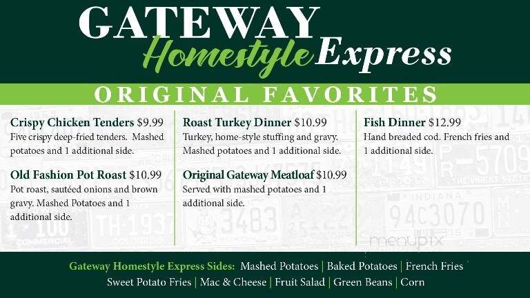 Gateway Restaurant & Travel - Breezewood, PA menu_pic