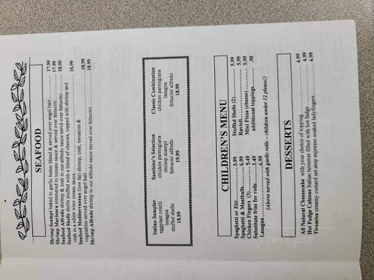 Sambino's - Sumter, SC menu_pic