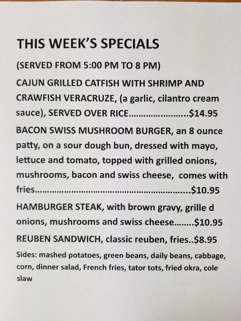 Mel's Country Cafe - Tomball, TX menu_pic