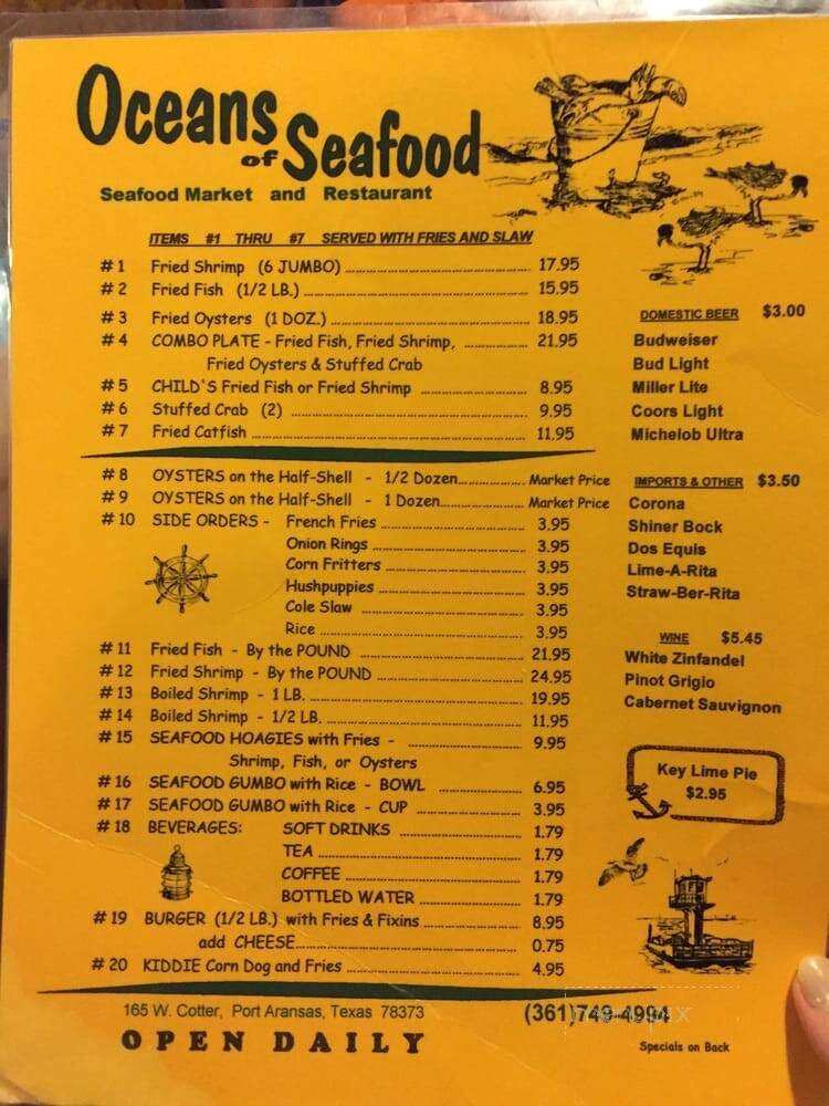 Oceans Of Seafood - Port Aransas, TX