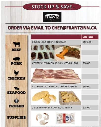 R Bistro - Steinbach, MB menu_pic