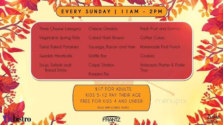 R Bistro - Steinbach, MB menu_pic