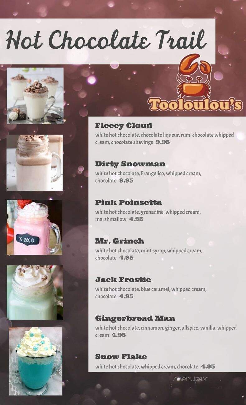 Tooloulou's - Banff, AB menu_pic