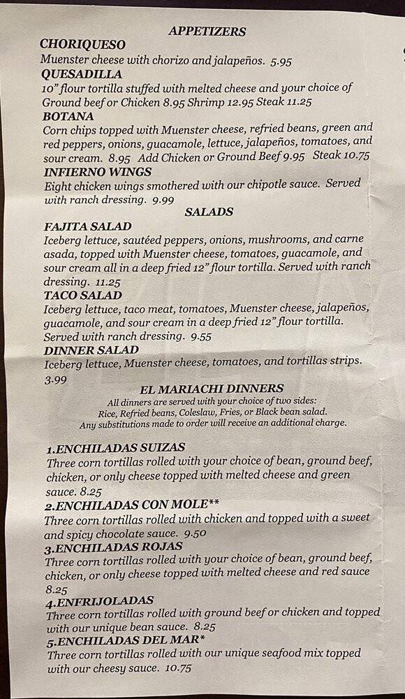 El Mariachi - Westland, MI