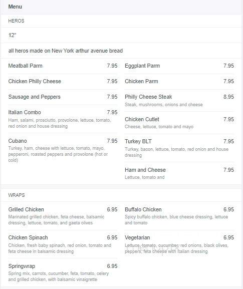 Martino's Pizzaria - Oakville, CT menu_pic