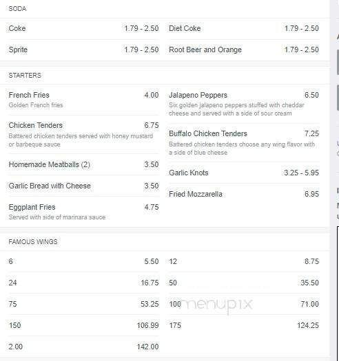 Martino's Pizzaria - Oakville, CT menu_pic