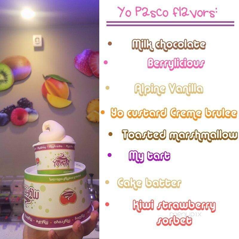 MyFroYo Frozen Yogurt - Pasco, WA menu_pic