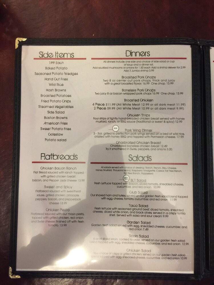 1015 Steak Company - Sibley, IA menu_pic