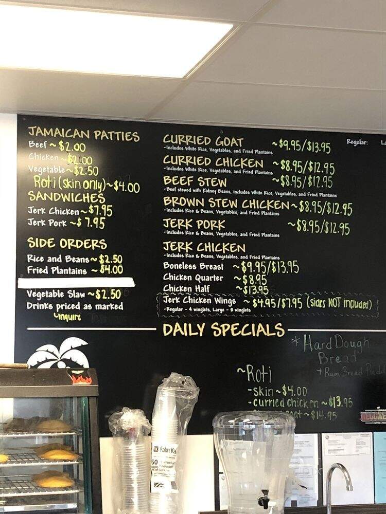 Jamaican Reggae Grill - Carmel, IN menu_pic