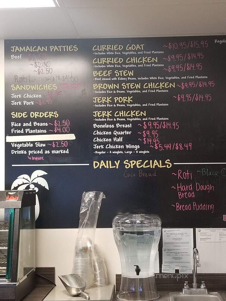 Jamaican Reggae Grill - Carmel, IN menu_pic