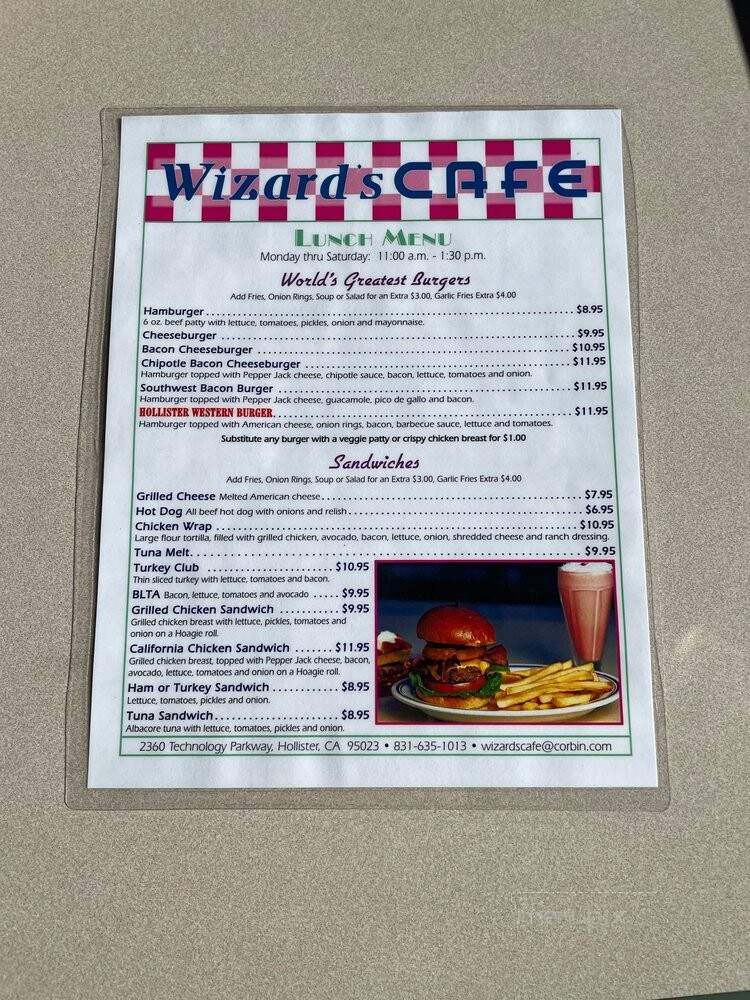 Wizard's Cafe at Corbin - Hollister, CA