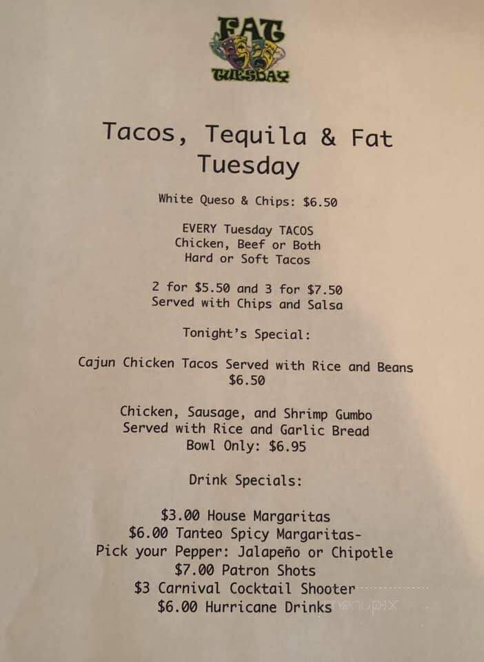 Montana's Bar and Grill - Marietta, GA menu_pic