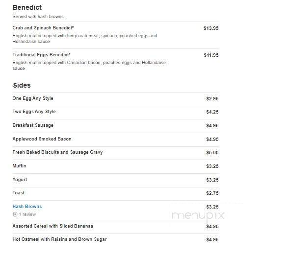 Tangerine at the Hilton St. Petersburg Bayfront - St Petersburg, FL menu_pic