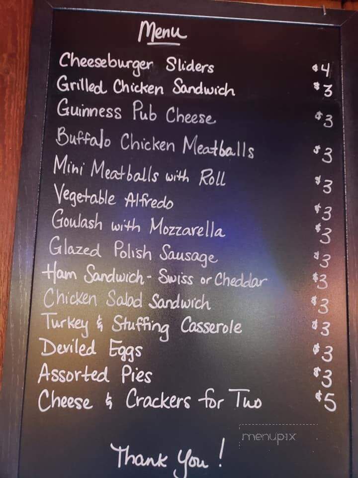 The Niagara Hotel - Lockport, NY menu_pic