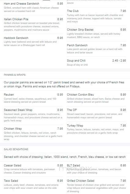 Other Place - Meadville, PA menu_pic