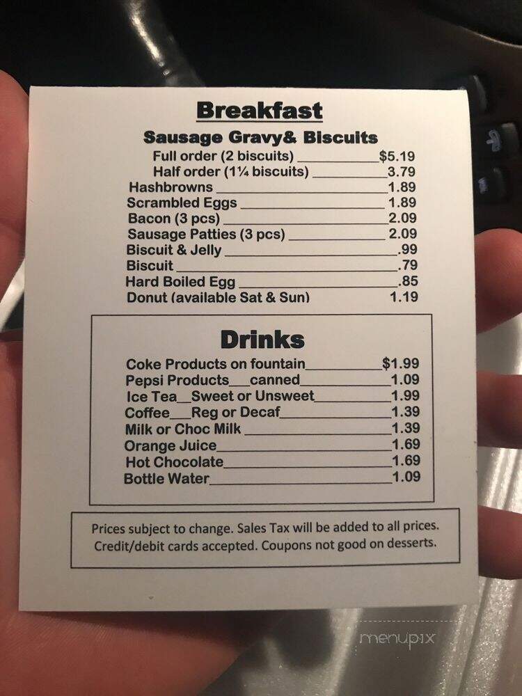 Wheatley's - Wanamaker, IN menu_pic