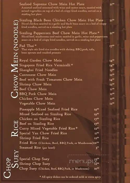 Royal Garden Restaurant - Hinton, AB menu_pic