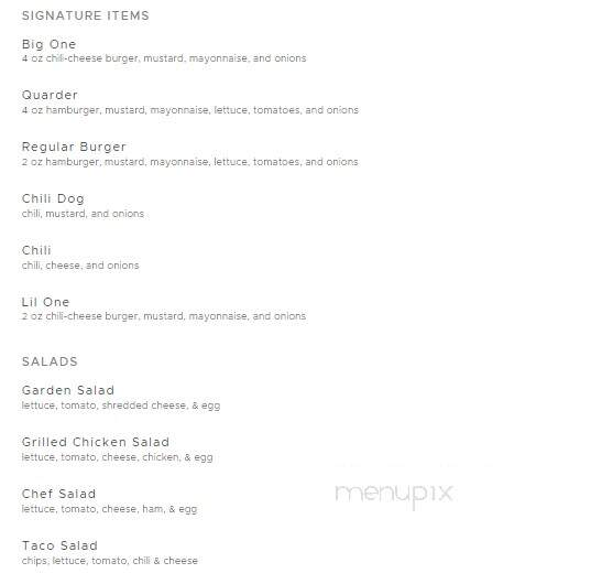 Ward's Restaurant - Prentiss, MS menu_pic