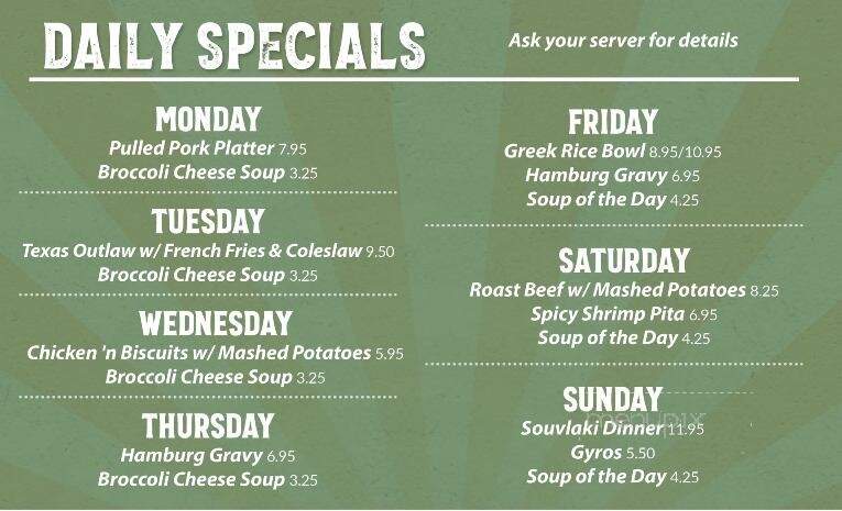 4-Sons - Kane, PA menu_pic