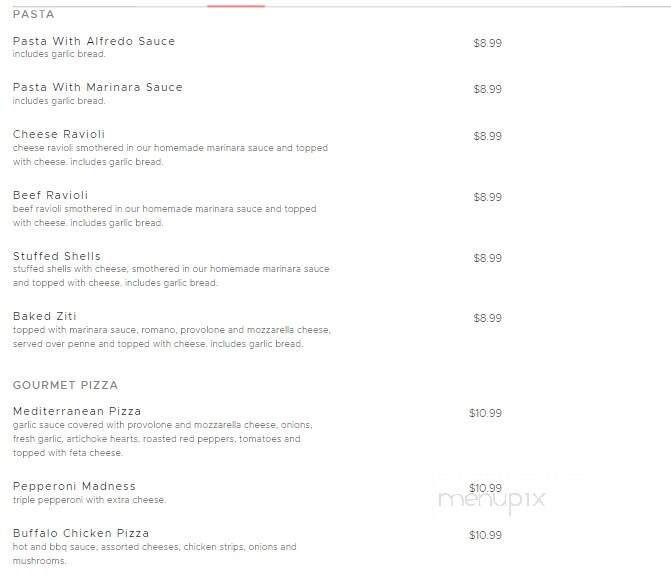 Pittzarella - West Mifflin, PA menu_pic