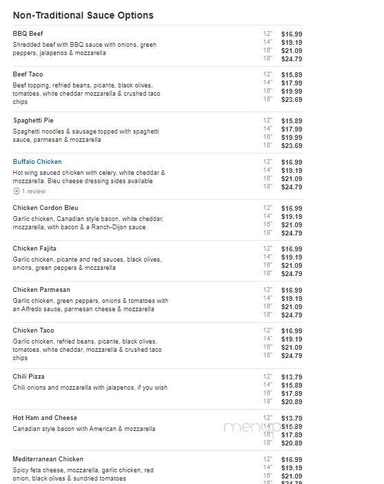 Thatzza Pizza - Aberdeen, SD menu_pic
