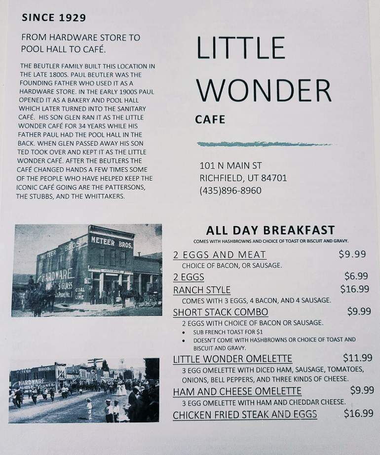 Little Wonder Cafe - Richfield, UT
